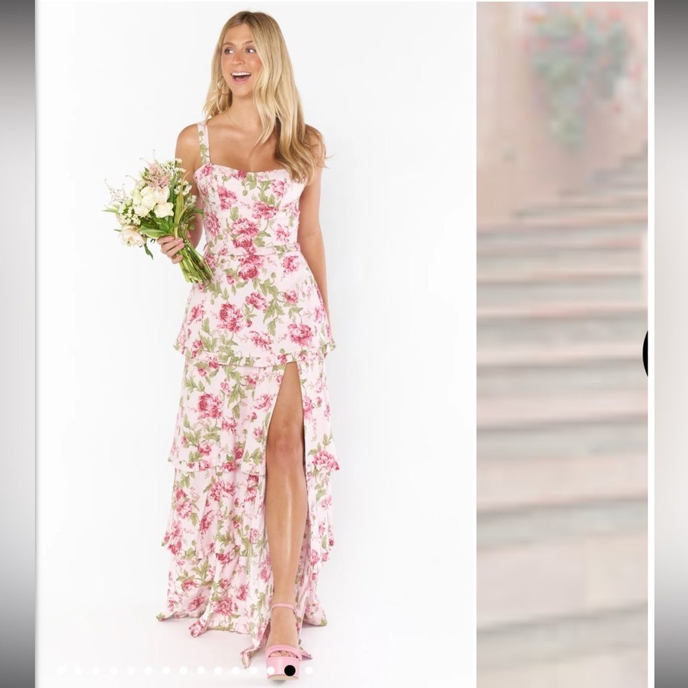 Show Me Your Mumu Lady Corset Dress In Garden Romantic NWT Bridesmaid Wedding